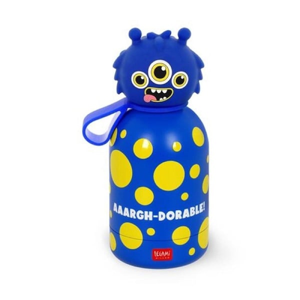 Legami BFF Kids Bottle Monster Theme Vacuum Flask 12Hr Hot 24Hr Cold 310ml