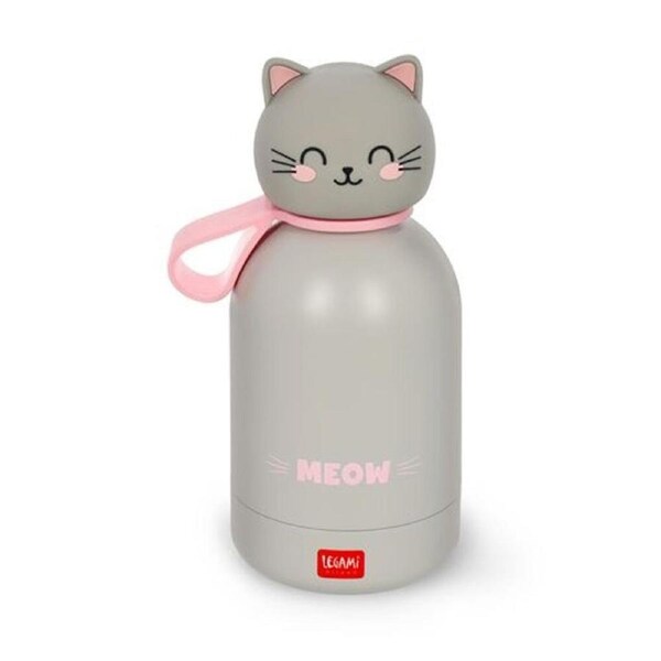 Legami BFF Kids Bottle Kitty Theme Vacuum Flask 12Hr Hot 24Hr Cold 310ml