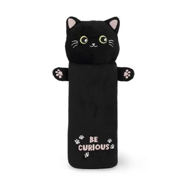 Legami Plush Pencil Case Kitty Theme Super Soft w/Zip Kids Stationery 3y+