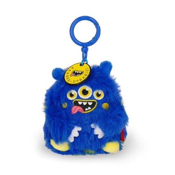 Legami Plush Keyring Monster w/Metal Ring Super Soft Kids Bag Charm/Toy 3y+