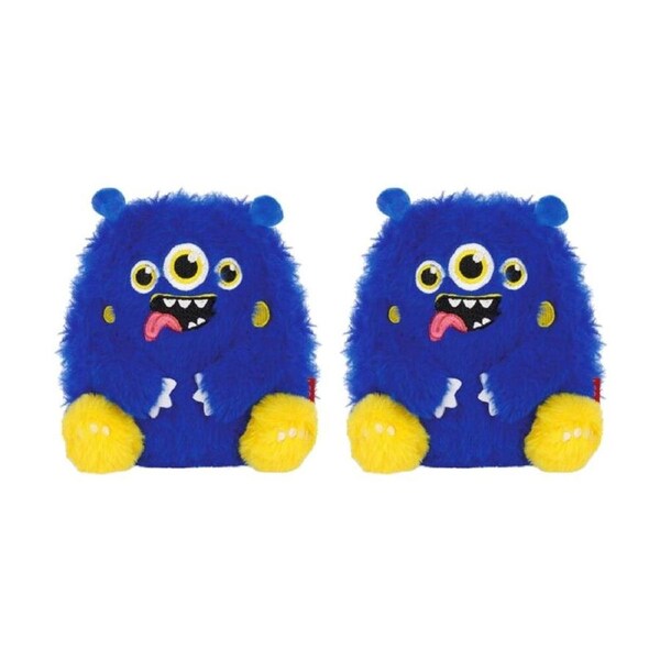 2PK Legami Kids Cute Animal Plush Mini Monster Super Soft Standing Toy 15cm 3y+