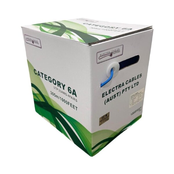 Electra Cables CAT6A Data Cable Blue (305mtr Roll)