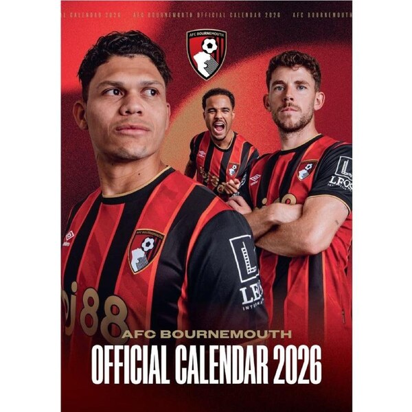 AFC Bournemouth A3 Calendar 2026