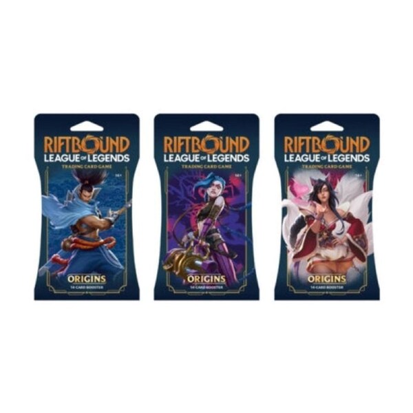 Riftbound League of Legends TCG Set 1 Origins Single Hanging Booster Pack