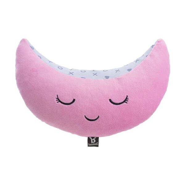 Benbat 2-in-1 Mooni Kids Travel Pillow And Car Seatbelt Cushion 4Y+ Pink