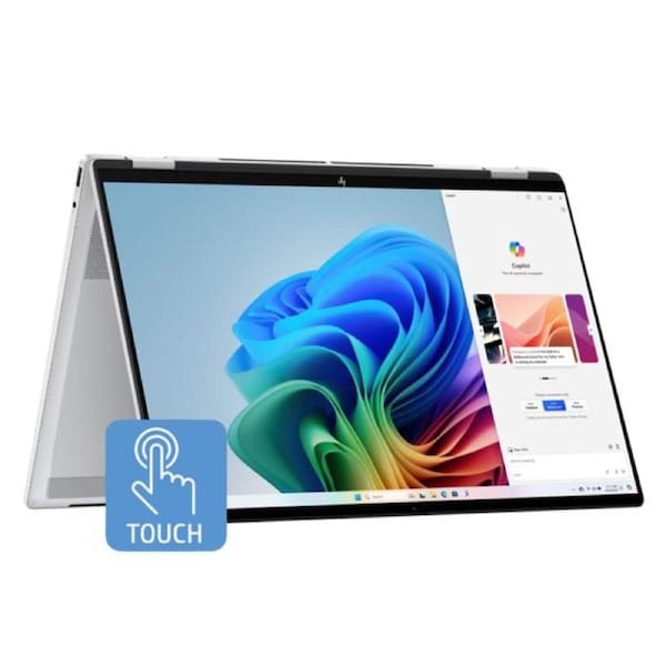 HP OmniBook X Flip 16' 3K OLED TOUCH Intel U5-226V 16GB DDR5 512GB SSD Windows 11 Home Arc 130V GPU CoPilot+ PC NPU 40 TOPS WIFI7 1yr OS 1.8kg