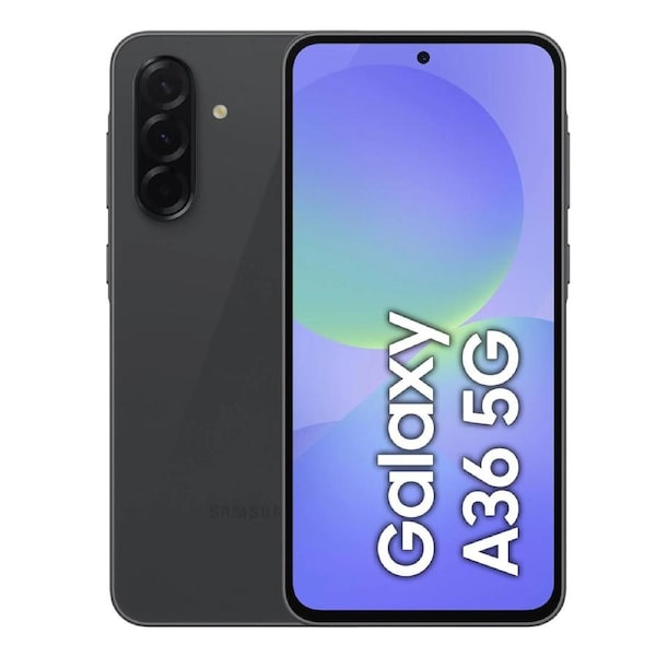 Samsung Galaxy A36 5G 128GB - Awesome Black *AU STOCK*, 6.7', Full HD+, 120Hz, 6GB/128GB, 50MP/12MP, Single+ eSIM, 5000mAh, 2 Years Warranty