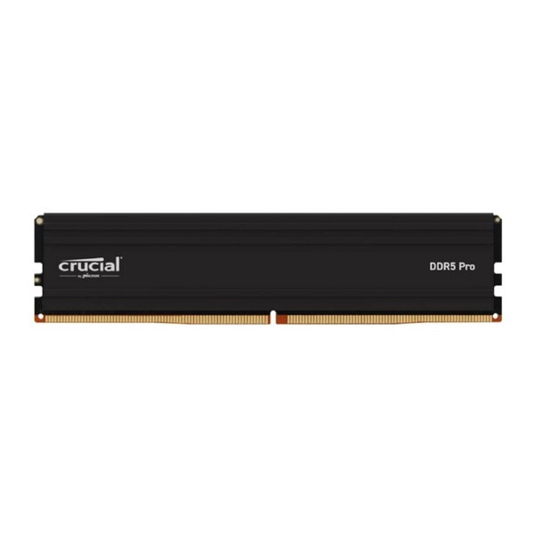 Crucial Pro 32GB (1x32GB) DDR5 UDIMM 5600MHz CL46 Black Heat Spreader Support Intel XMP AMD Ryzen Desktop PC Gaming Memory