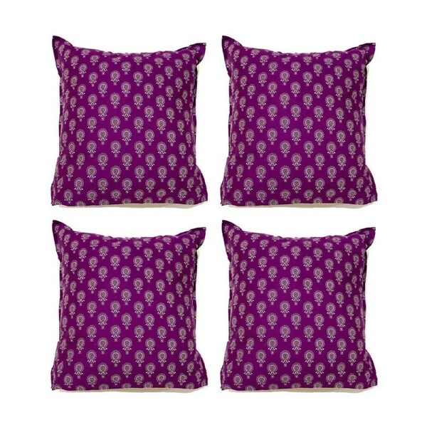4PK KAS Australia Jaipur Euro Pillowcase European Style 100% Cotton Multi-colour