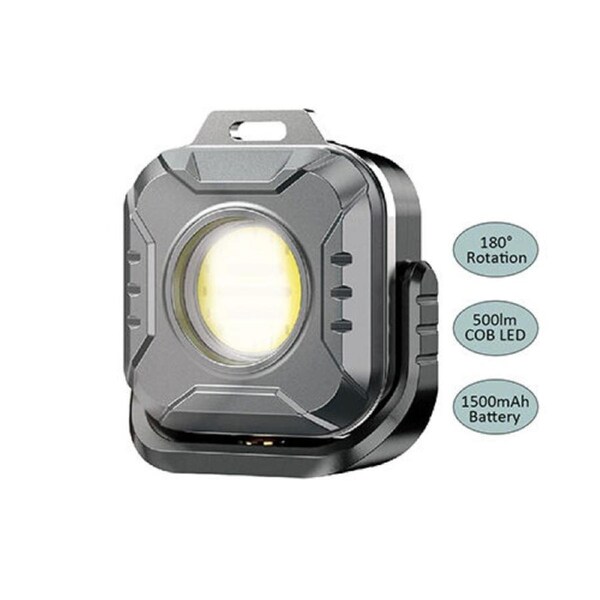 Sansai GL-H481A IP65 Portable Work Light 180 Degree Rotation 1500mAh Battery