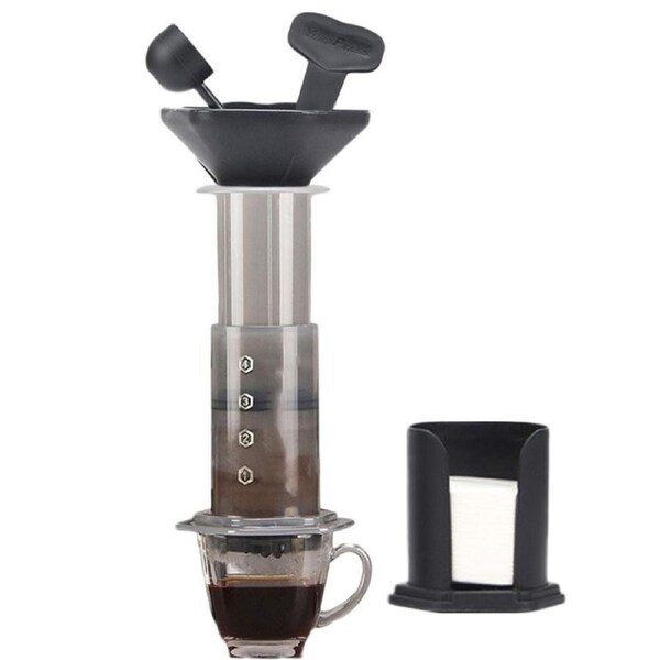 Nevenka Espresso Coffee Maker 250ml Portable with Chamber & Plunger & Filters