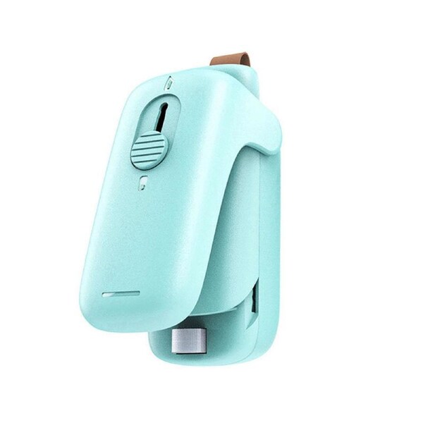 Nevenka Heat Vacuum Sealer Handheld with Cutter & Lanyard for Plastic Bags-Green