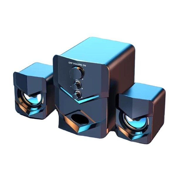 2.1 Stereo Desktop Speaker with LED Lighting