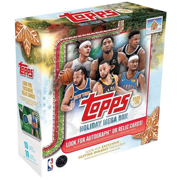 Topps 2025 / 2026 Holiday Basketball Mega Box