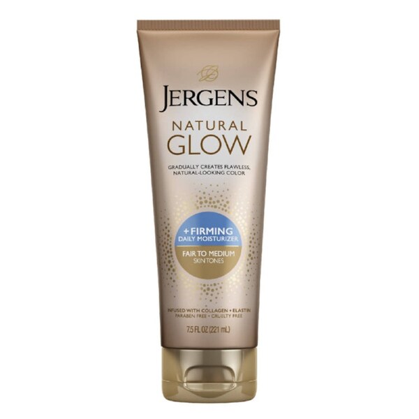 Jergens Natural Glow + Firming Moisturiser Fair to Medium 221ml