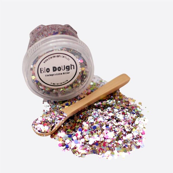 Confetti Mix Glitter Biodegradable, Eco-Friendly, Non-Toxic Glitter for Kids