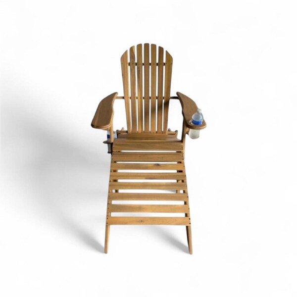 Susu Adirondack Outdoor Chair with Leg Rest