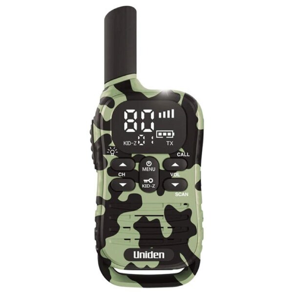 Uniden UH45CG Max UHF CB HH Radio w Kid Zone Plus - Camo