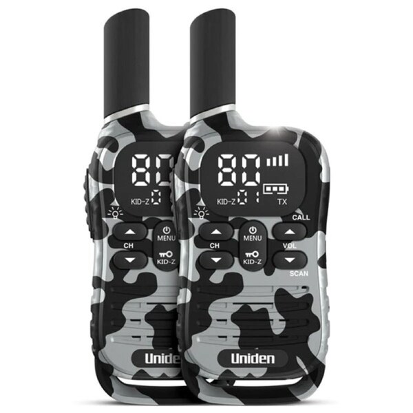 Uniden UH45-2 Max UHF CB HH Radio Twin Pack - Camo Grey