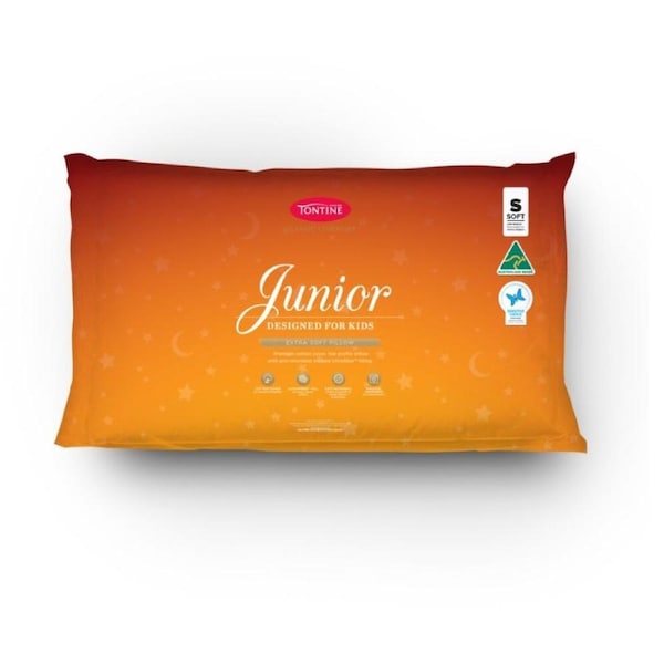 Tontine Classic Comfort Junior/Childrens Pillow Low & Soft For Kids Standard