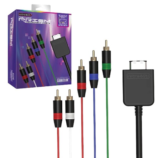 Retro-Bit Retro Prism HD Component Cable for Gamecube