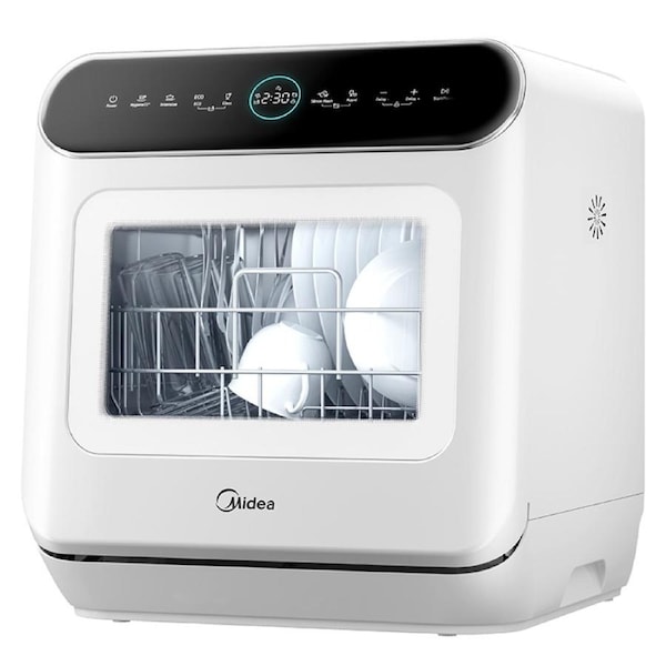 Midea 3rd Gen Benchtop Mini Dishwasher White MDWMINIPLUS