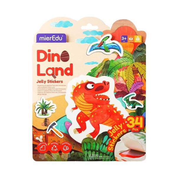 mierEdu - Jelly Stickers - Dino Land