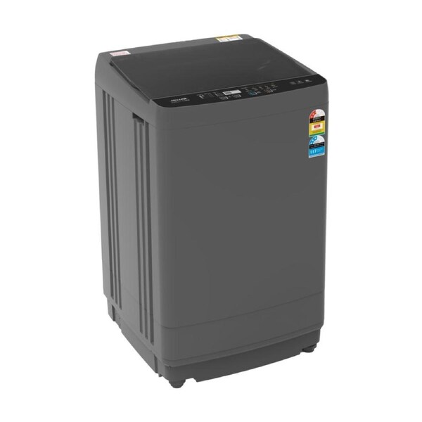 Heller Washing Machine 8kg Top Loader Child Lock Spin Speed 720 RPM Grey