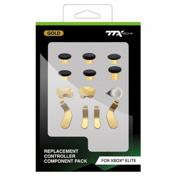 TTX Tech Replacement Controller Component Pack for Xbox Elite (Gold)