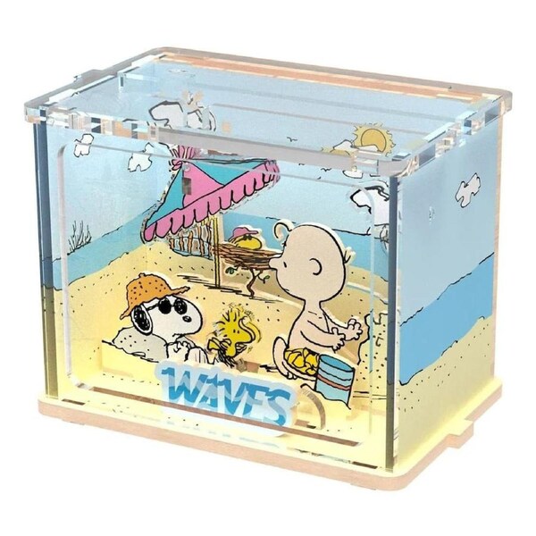 Pantasy Puremind Peanuts Snoopy Chilling at the Beach Mini Scene Model Kit (2103)