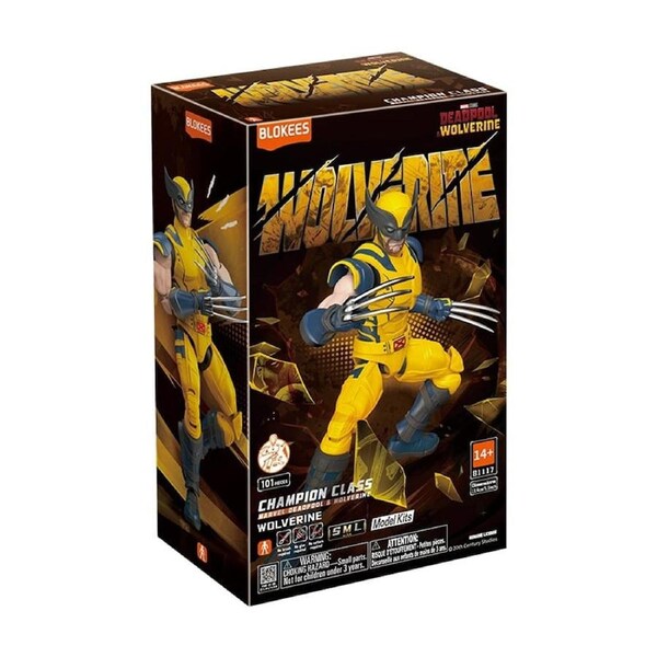 Blokees Marvel Hero Champion Class 05 Wolverine Model Kit