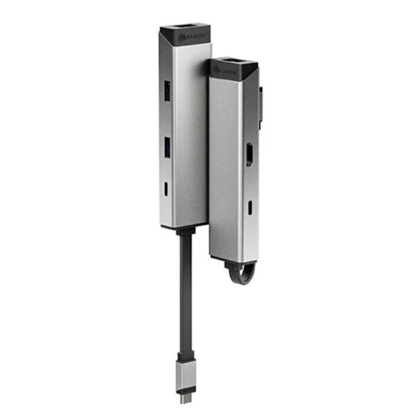 Alogic USBC to HDMI + 2x USBC + 2x USBA + RJ45 Adapter