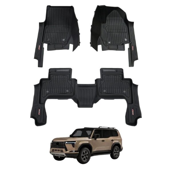 7D Injection Floor Mats for Lexus GX550 Luxury 2024-Onwards
