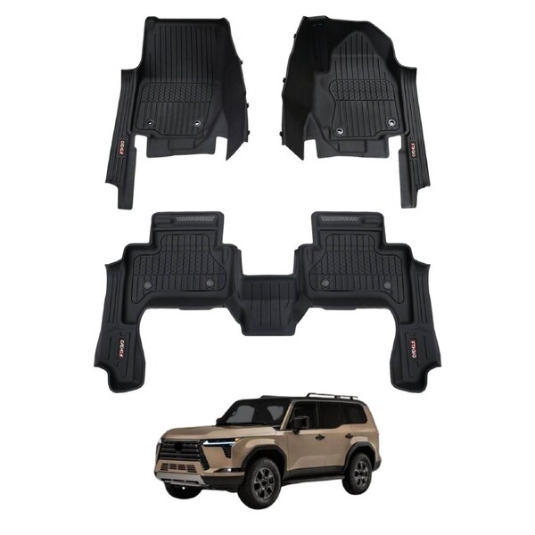 7D Injection Floor Mats for Lexus GX550 Sports Luxury & Overtrail 2024-Onwards
