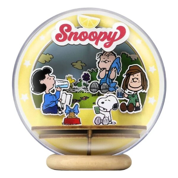 Pantasy Puremind Peanuts Snoopy Picnic Party Sphere Land Model Kit (2403)