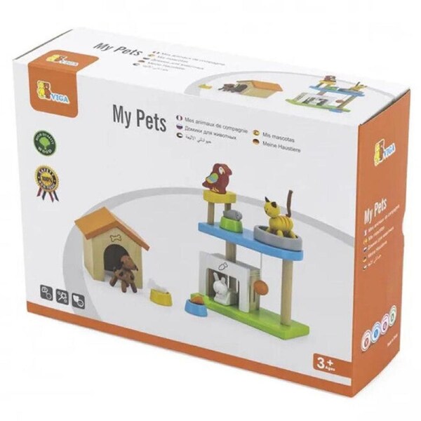 Viga Wooden My Pets Playset