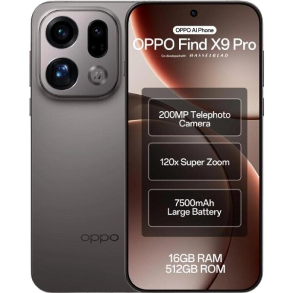 OPPO Find X9 Pro 5G 512GB (Titanium Charcoal)