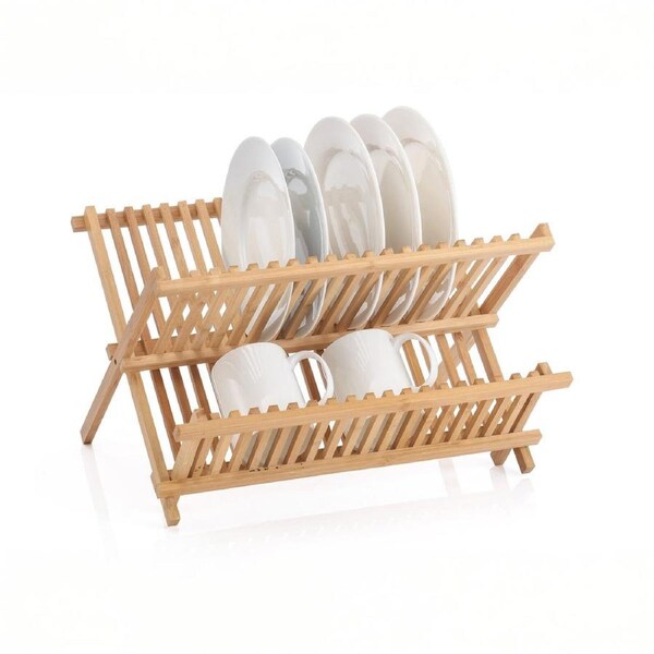 Hacienda 2 Tier Bamboo Dish Rack