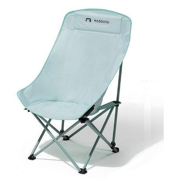 RAZOJESS Camping Chair Folding Outdoor Portable Lightweight Fishing Beach Picnic Sky Blue