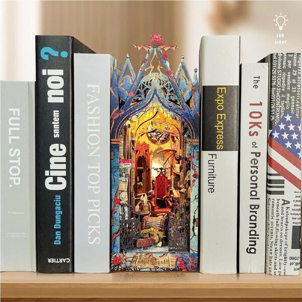 Twilight Castle DIY Book Nook Kit Miniature Dollhouse