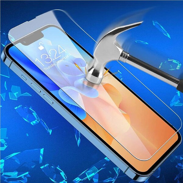 2.5d Premium Tempered Glass For iPhone 15 Plus - Clear