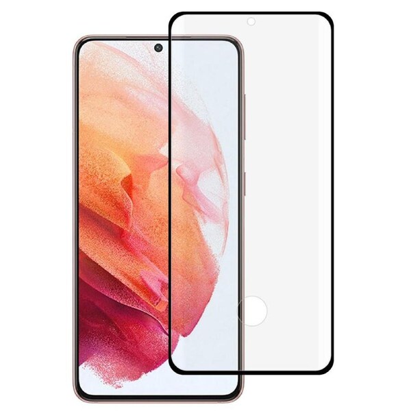 3D Full Cover Premium Tempered Glass For Galaxy S20+ Plus - Black