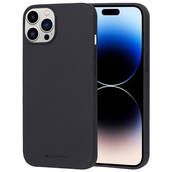 Goospery Soft Feeling Case For iPhone 14 Pro Max - Black