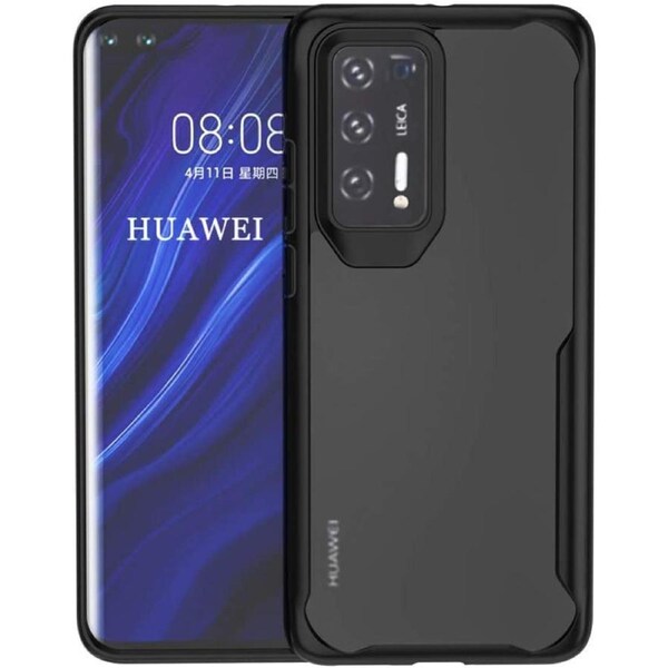 Full Body Clear Shock Proof Case For Huawei P40 - Black