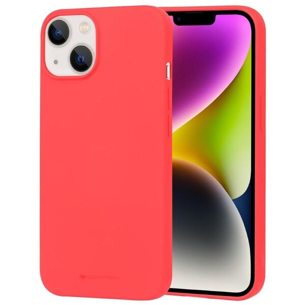 Goospery Soft Feeling Case For iPhone 15 - Red