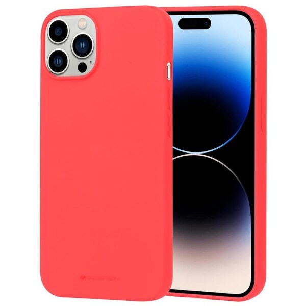 Goospery Soft Feeling Case For iPhone 15 Pro - Red