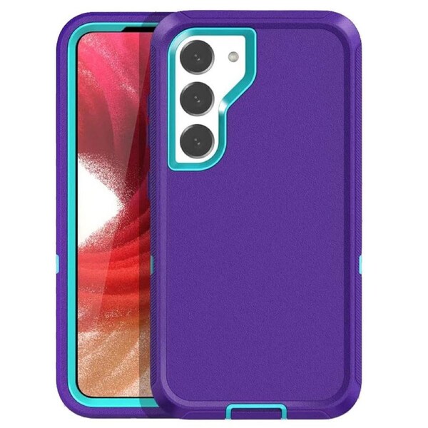 Tradies Case For Galaxy S24+ Plus - Purple Heavy Duty Shockproof Defender Military Grade