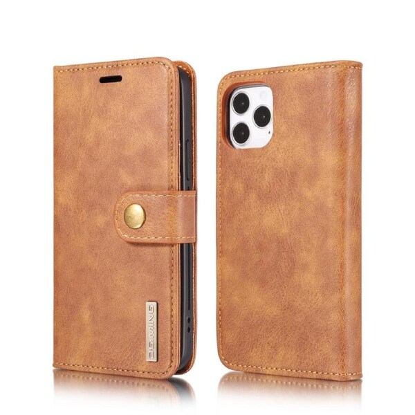 DG.Ming Wallet with Magnetic Case For iPhone 12 - Brown