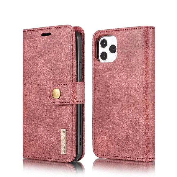 DG.Ming Wallet with Magnetic Case For iPhone 12 - Red