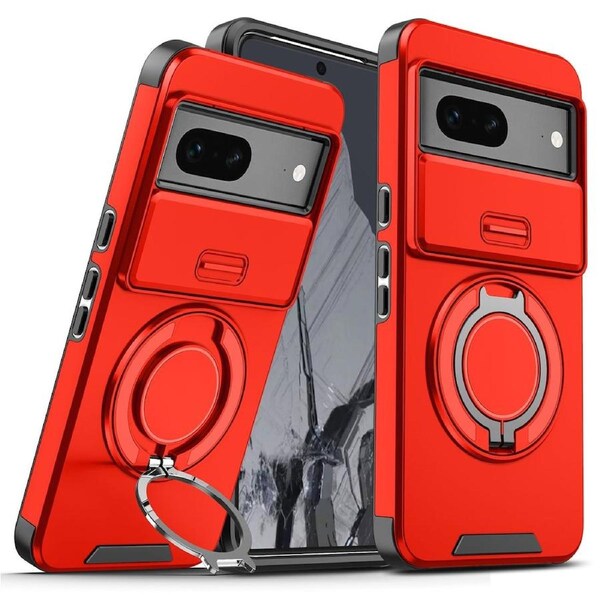Sliding Camshield Ring Holder For Google Pixel 7 - Red